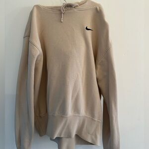 Beige Nike hoodie